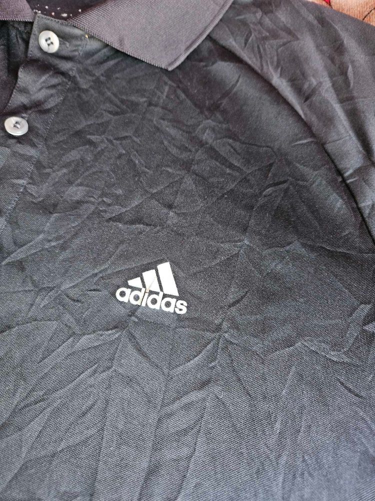 100% Authentic Adidas Polo With Logo