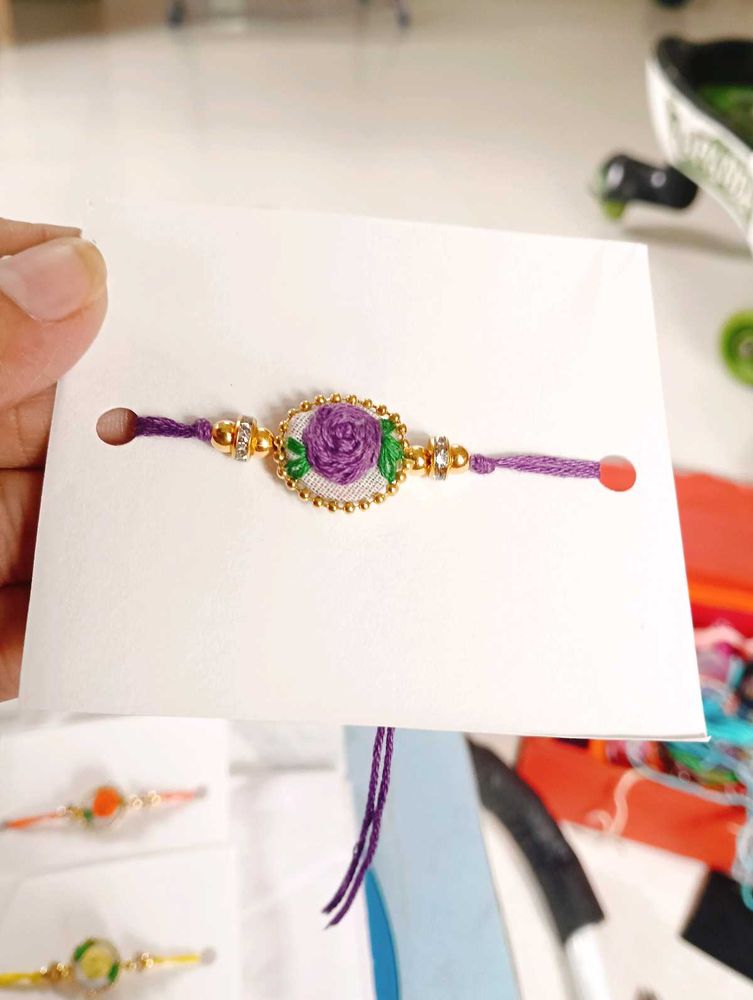 Embroidery Handmade Rakhi