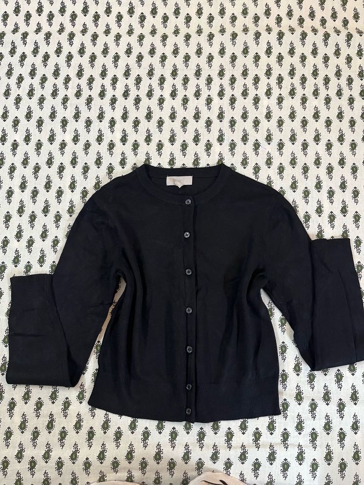 Classic Black Cardigan