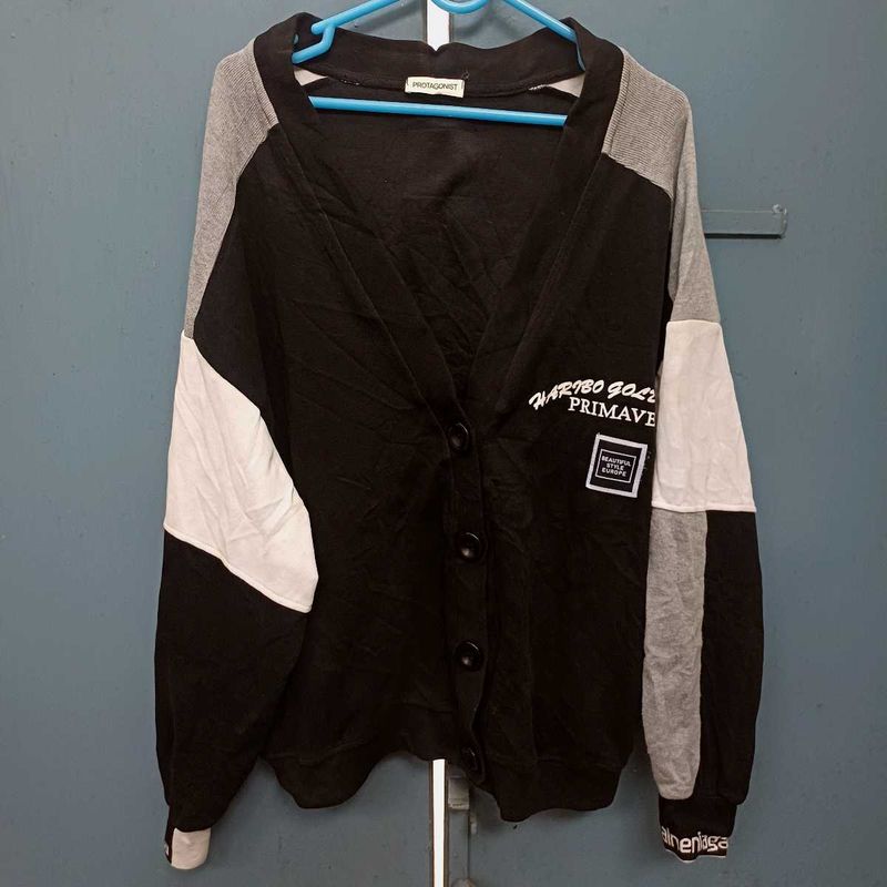 ⚫️Stylish Color Block Cardigan