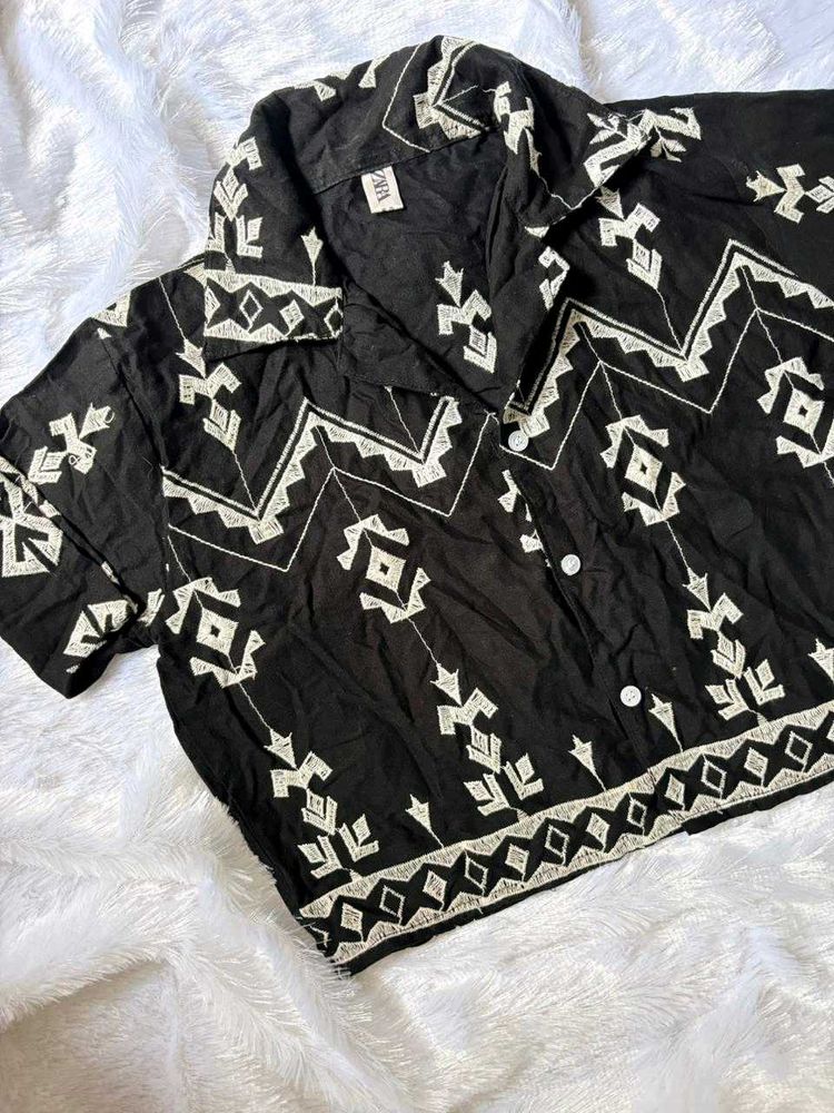 thread 🧵 work crop tshirt