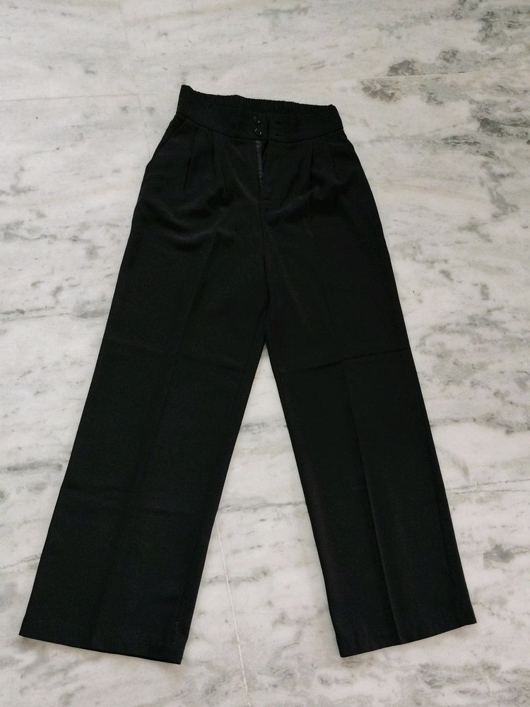 Korean Black Trouser For Women
