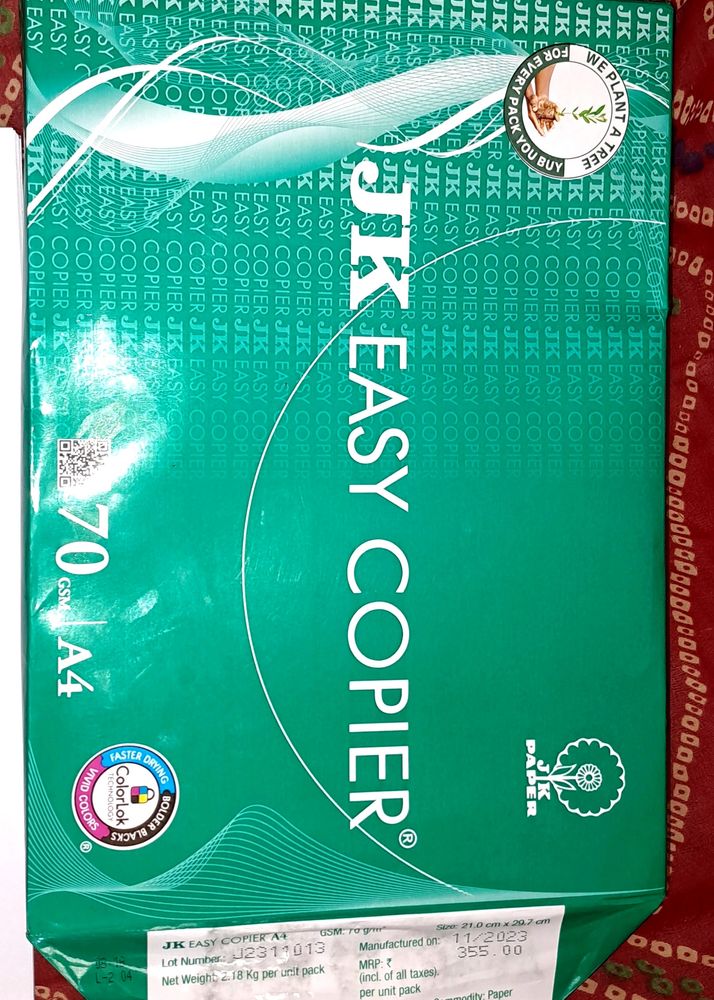 Jk A4 Size Paper (80pic) Sheet