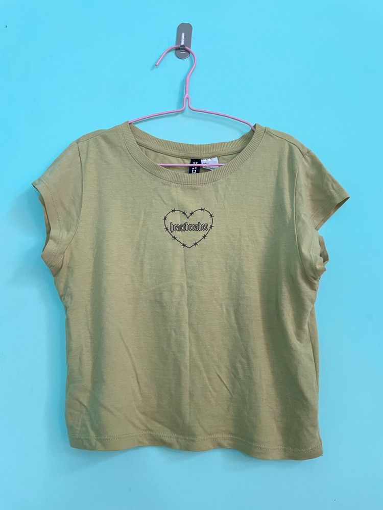 Lime Green Crop Top