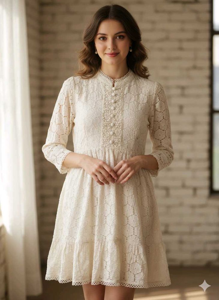 Elegant Lace Mini Dress