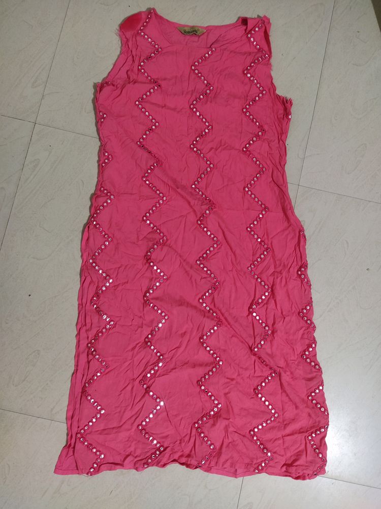Mirror Work Kurti