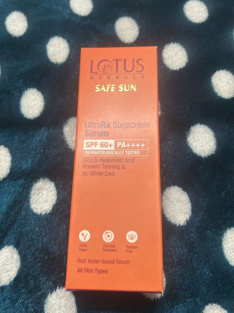 Lotus Herbal Safe sun Spf 60+