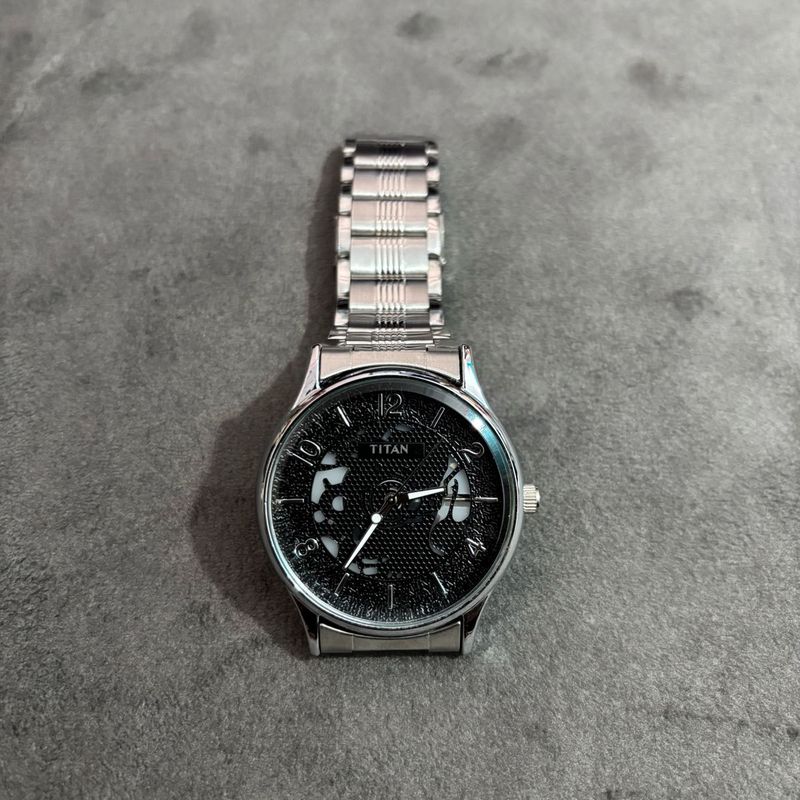 Titan Silver Watch