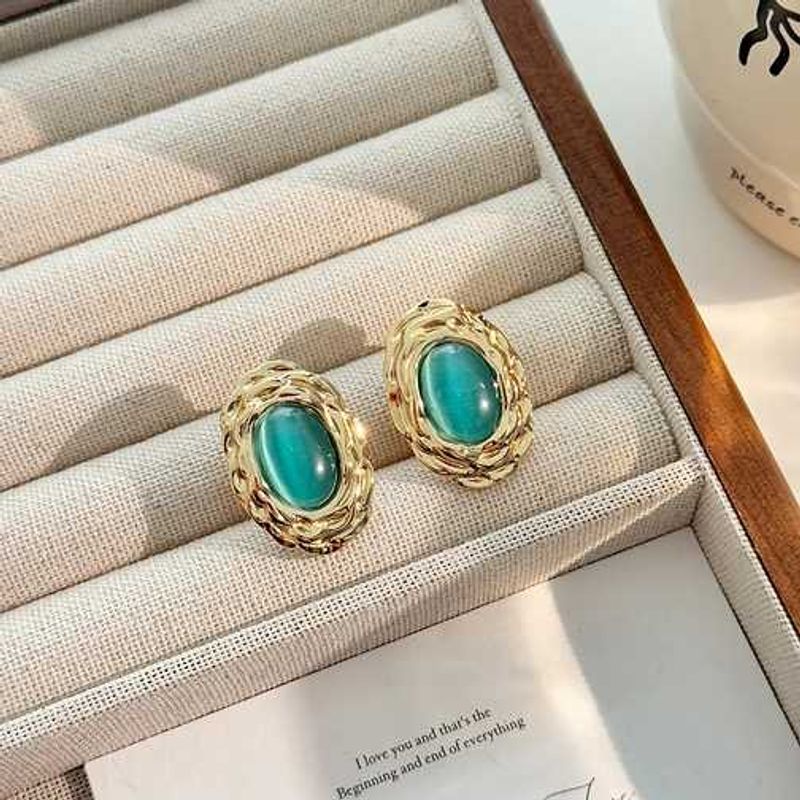 Turquoise blue Earrings