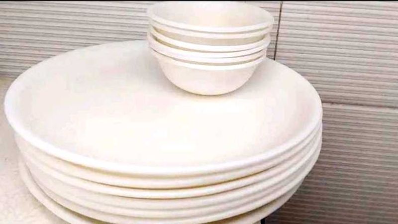 White Plate and Bowl Set 10 Each