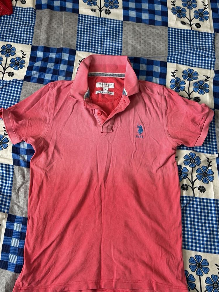 US Polo Assn. Pink Pol
