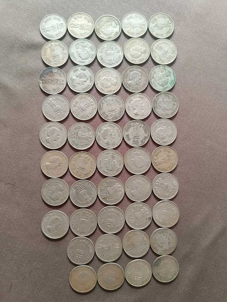 Old 48 Indian 50 Paisa