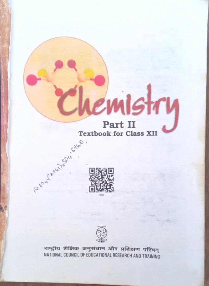 Chemistry Part II - Class XII Textbook