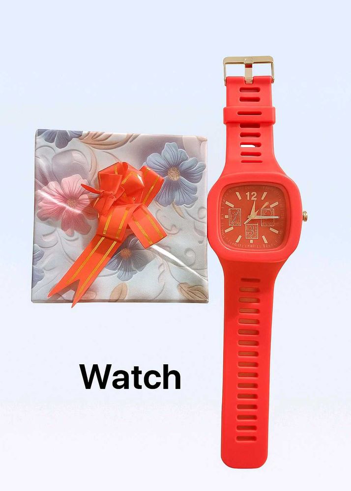 Red Fashion Watch For Boys And Girls