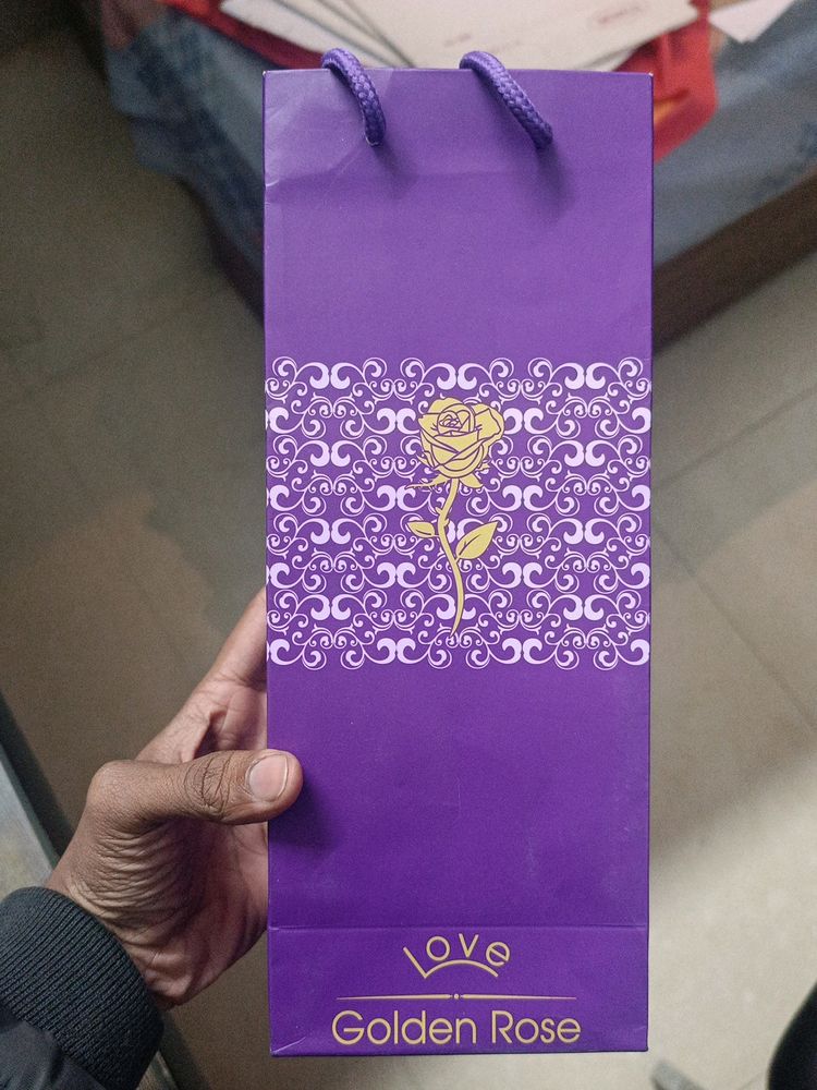 Golden Rose 🌹 For Valentine Day