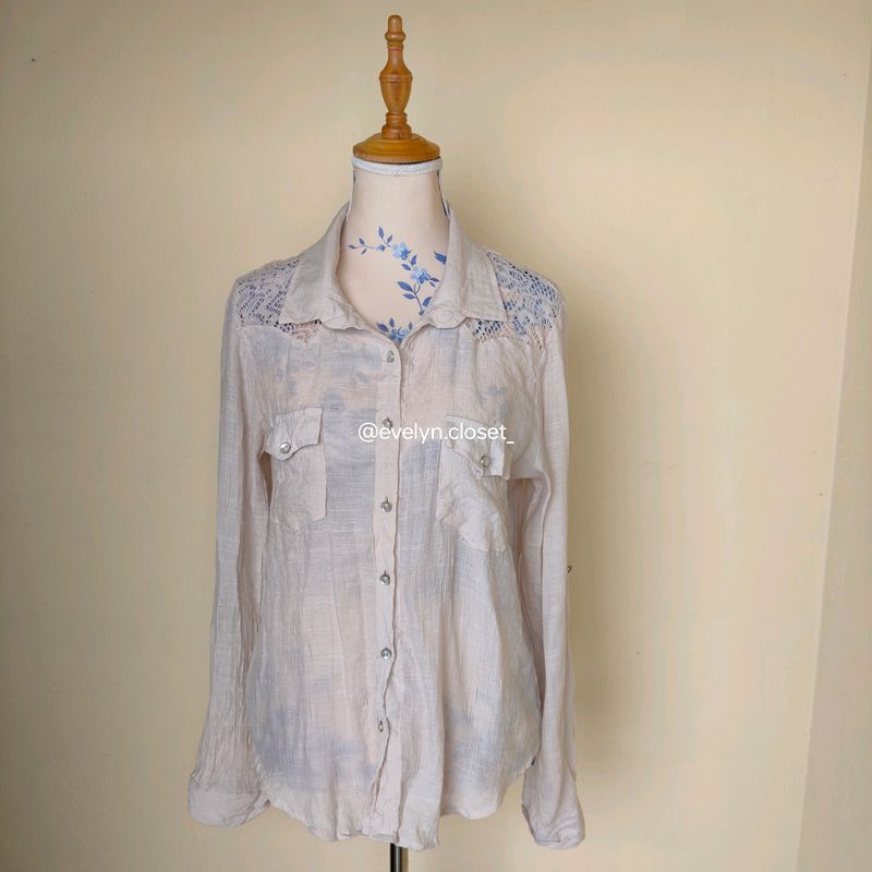 About a Girl Lace Shirt