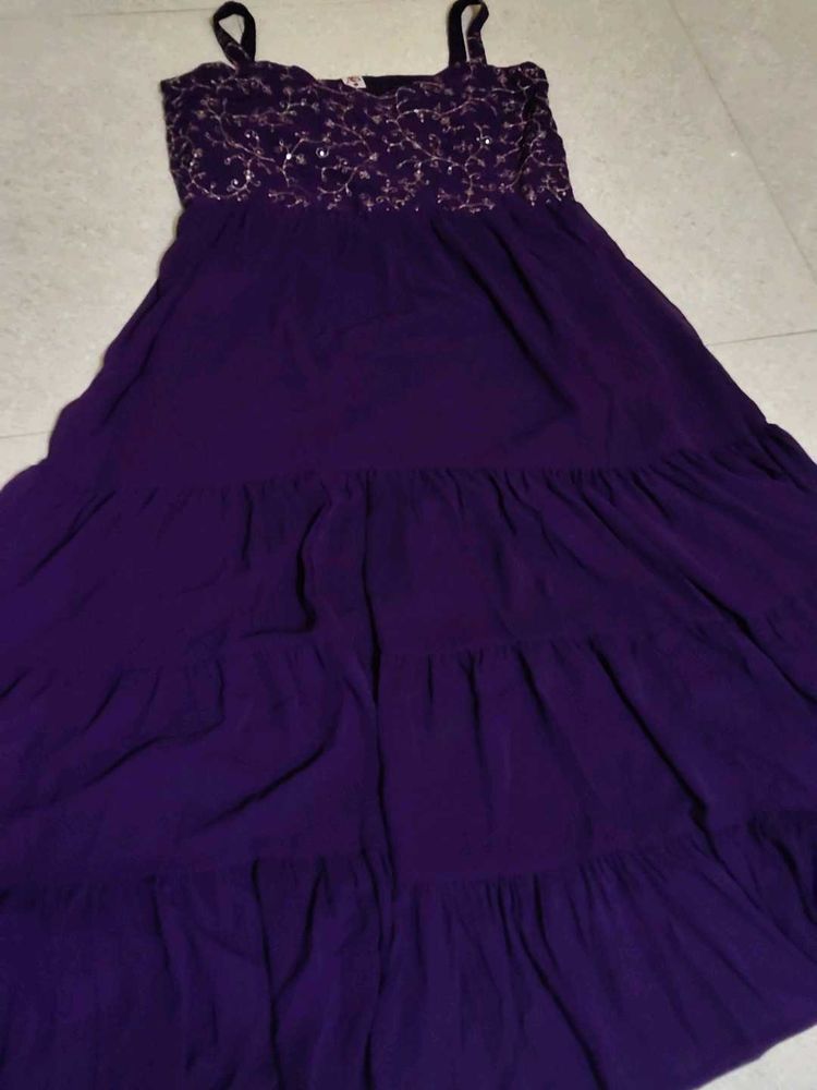 Elegant Purple Dress