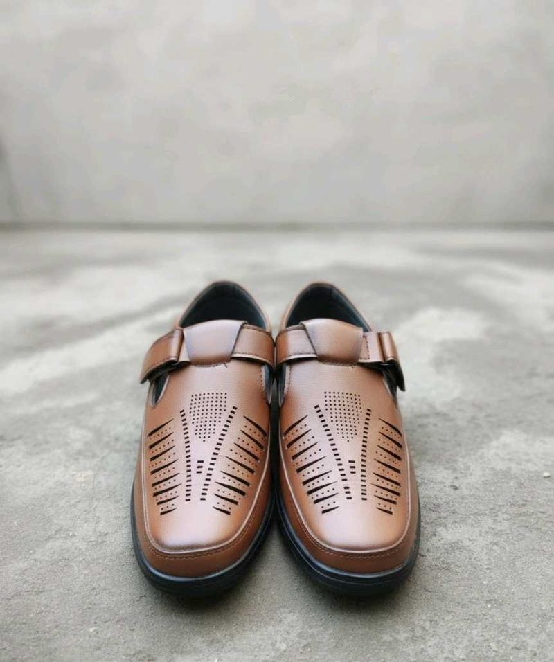 Brown Casual Slip-On Shoes