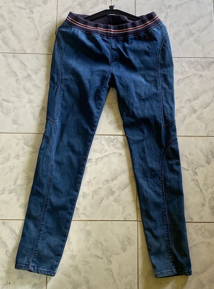 Pull-On Denim Jeggings