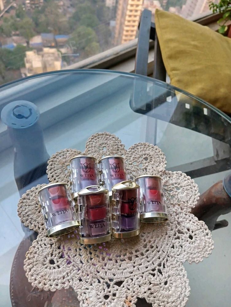 Weiya lip gloss 3 color Set purple red copper