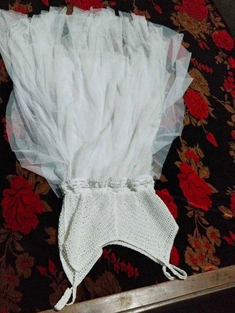 White Net Frock