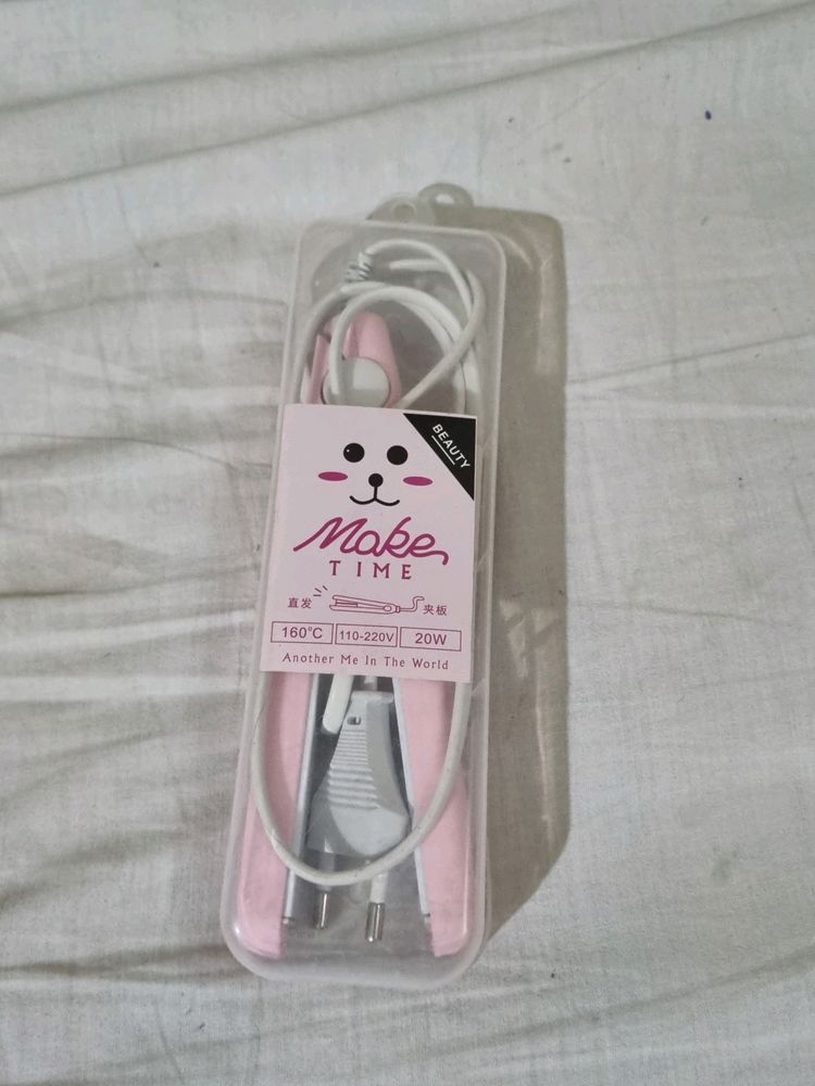 pink colour Electronic Hair Straightener