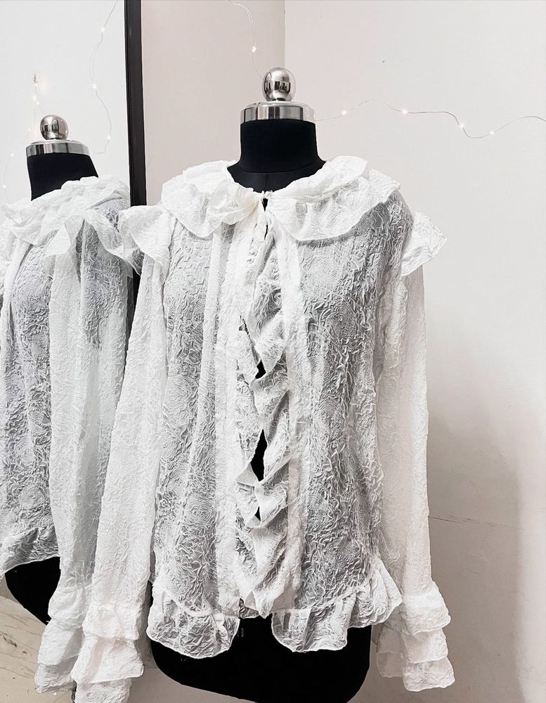 White Lace Shrug