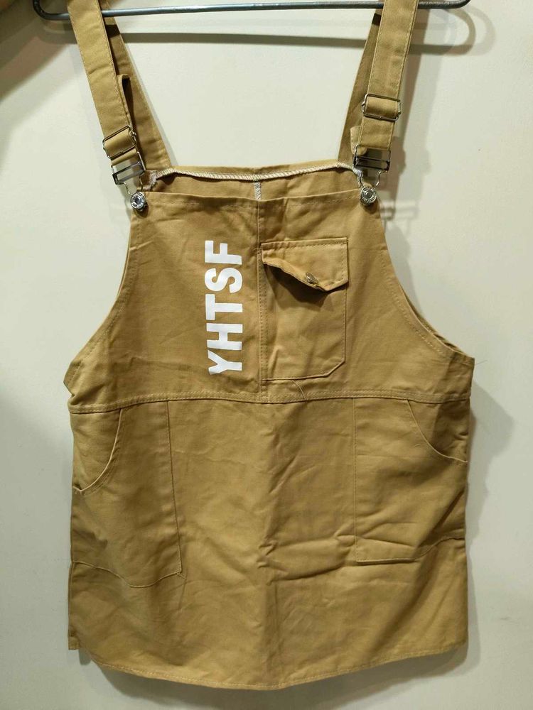 Cute Khaki Overalls