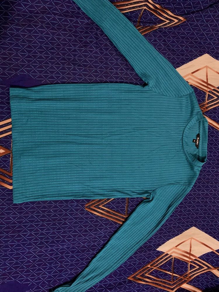 Ribbed Long Sleeve Top