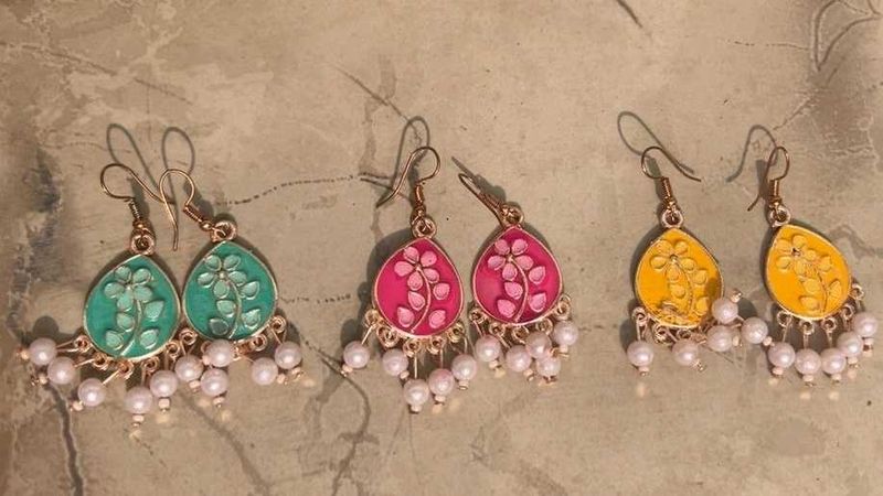 Floral Drop Earrings