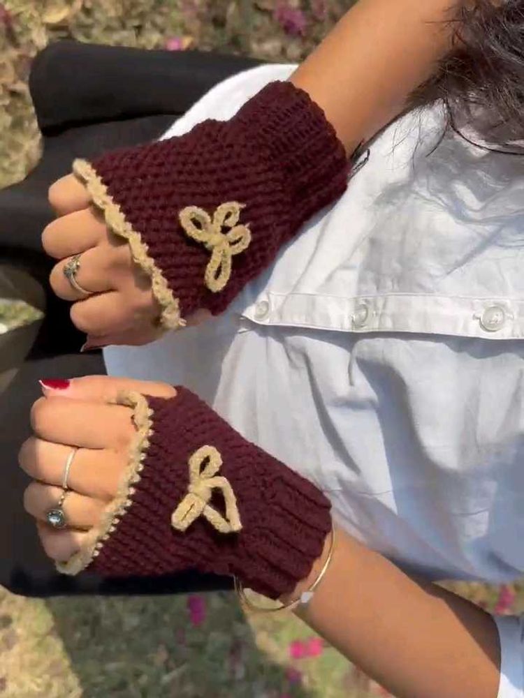 crochet Fingerless Gloves
