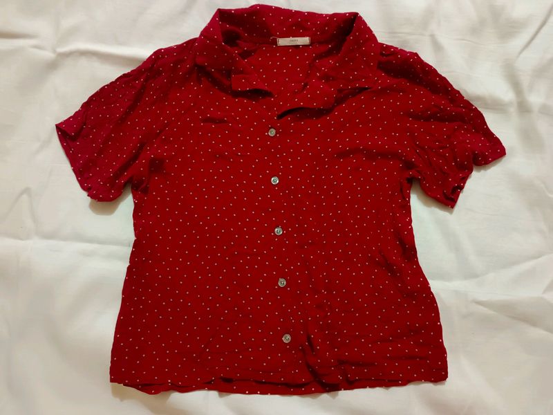 Polkadot Half Shirt