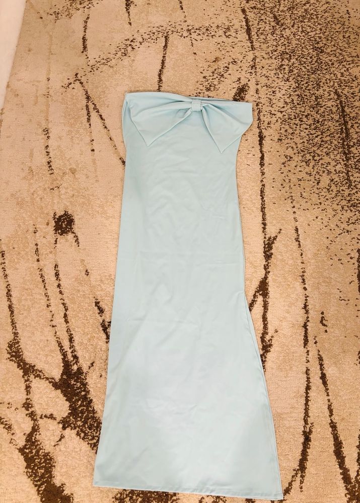LIGHT BLUE BODYCON DRESS