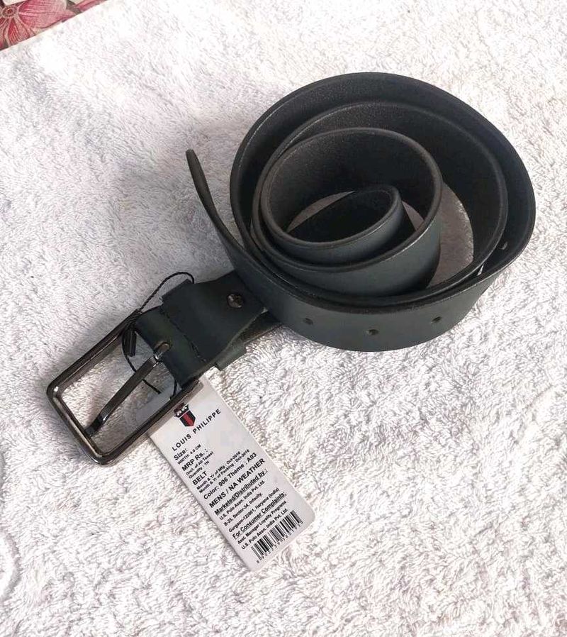 Louis Philippe Leather Belt