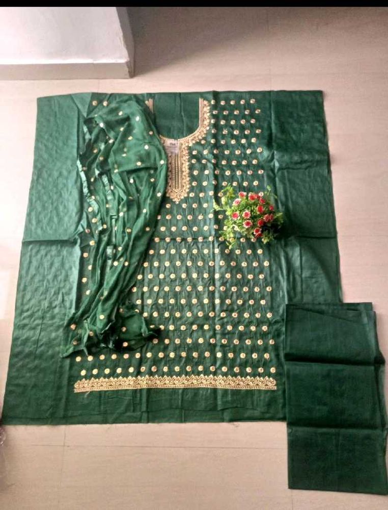 Unstitched Embroidery Designs Dress Material