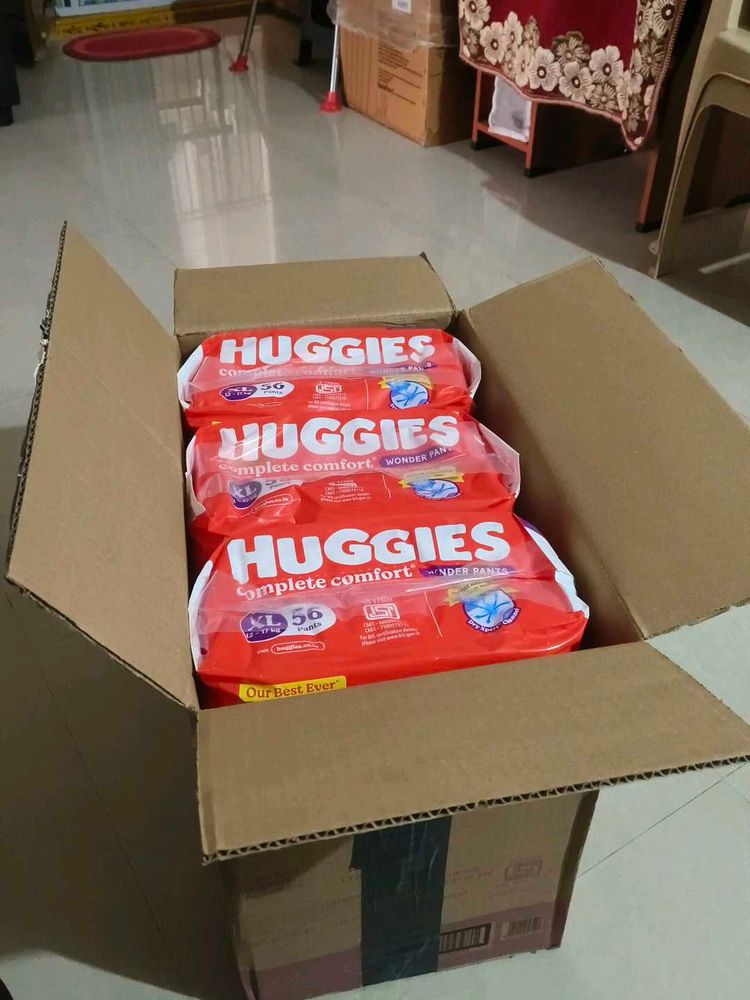 Huggies diapers XL 168