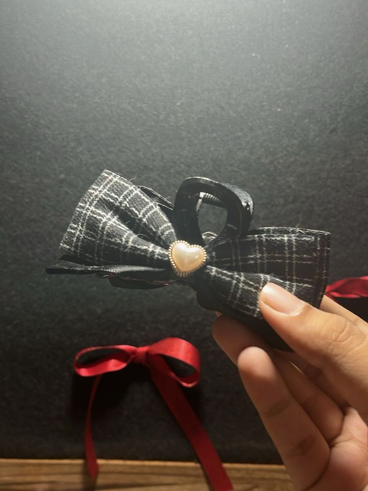 Premium Bow Hair Claw Clip