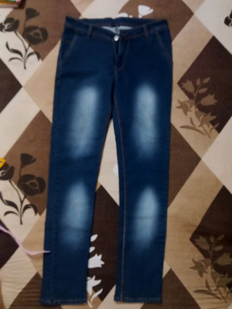 Navy Blue Fashionable Man&#39;s Jeans