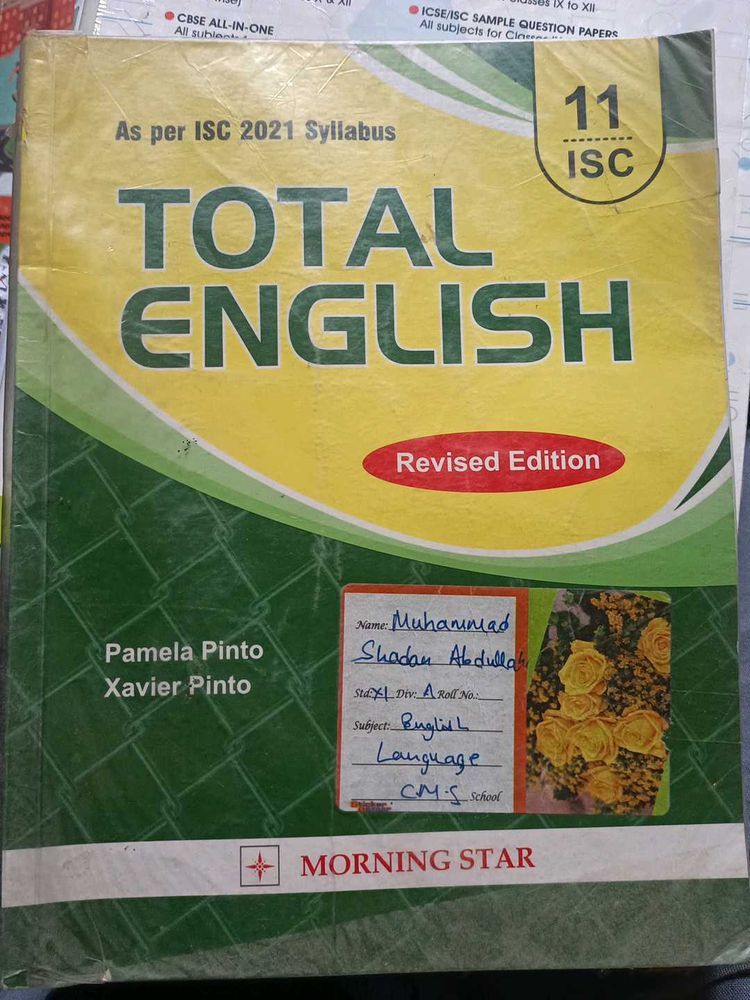 Isc Total English Class 11th