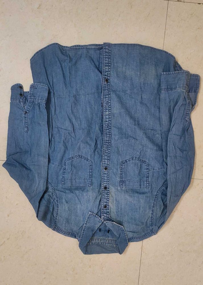 Denim Long Sleeve Shirt