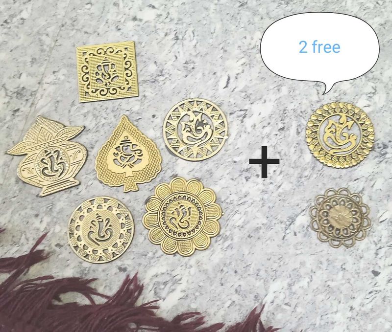 Ganesh Embellishments - 7pcs!