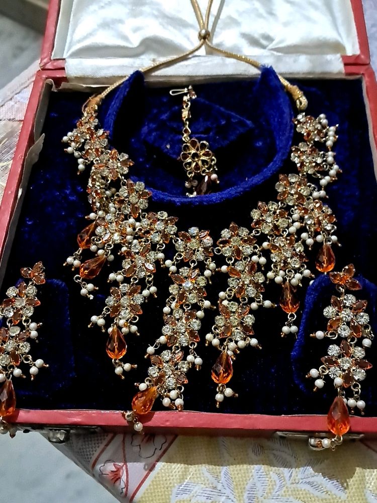 Orange Jewelry Set