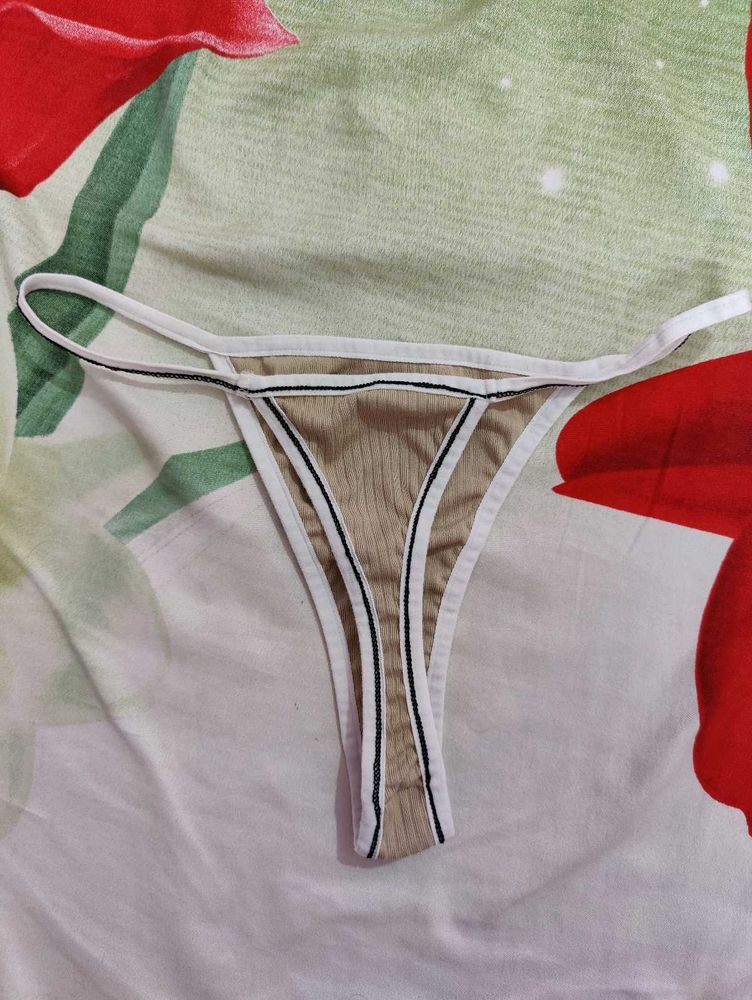 Beige Thong panties (Used)