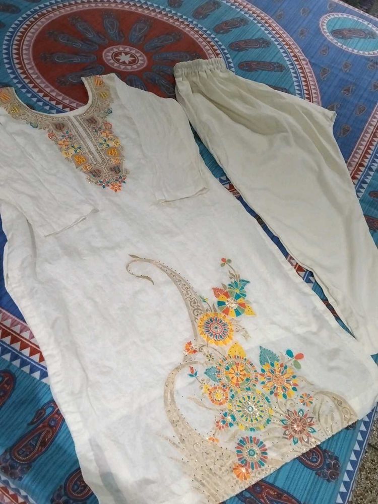 Embroidery Suit Set