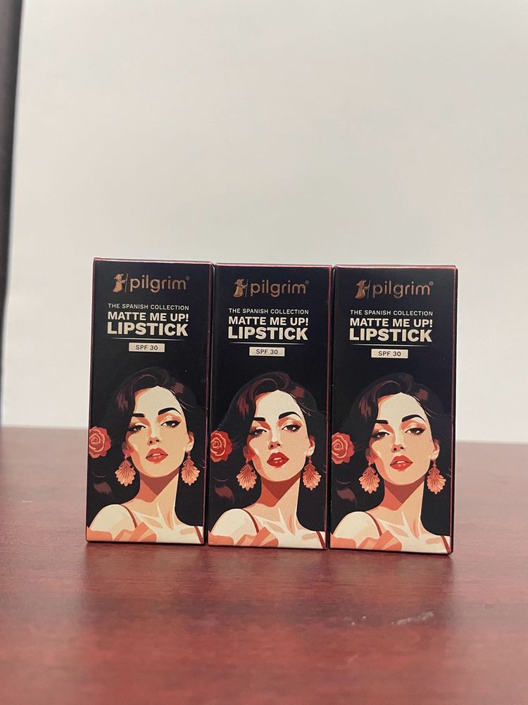 Pilgrim 3 Lipsticks Combo