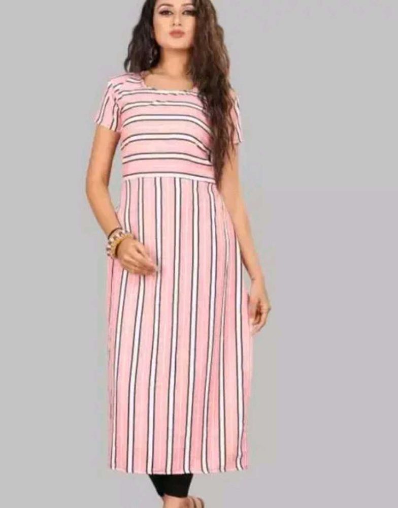 Striped Pink Kurta