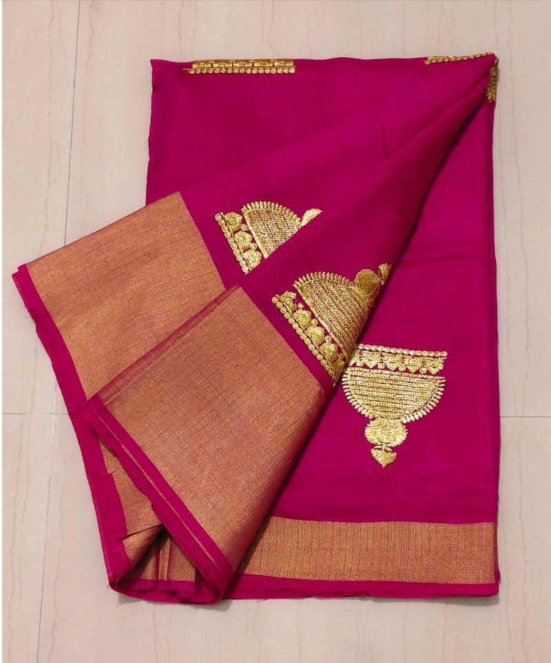 Elegant Pink Saree