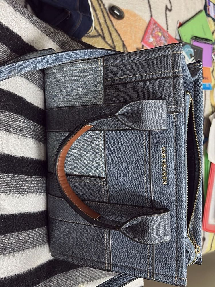 Van Heusen Denim Tote Bag