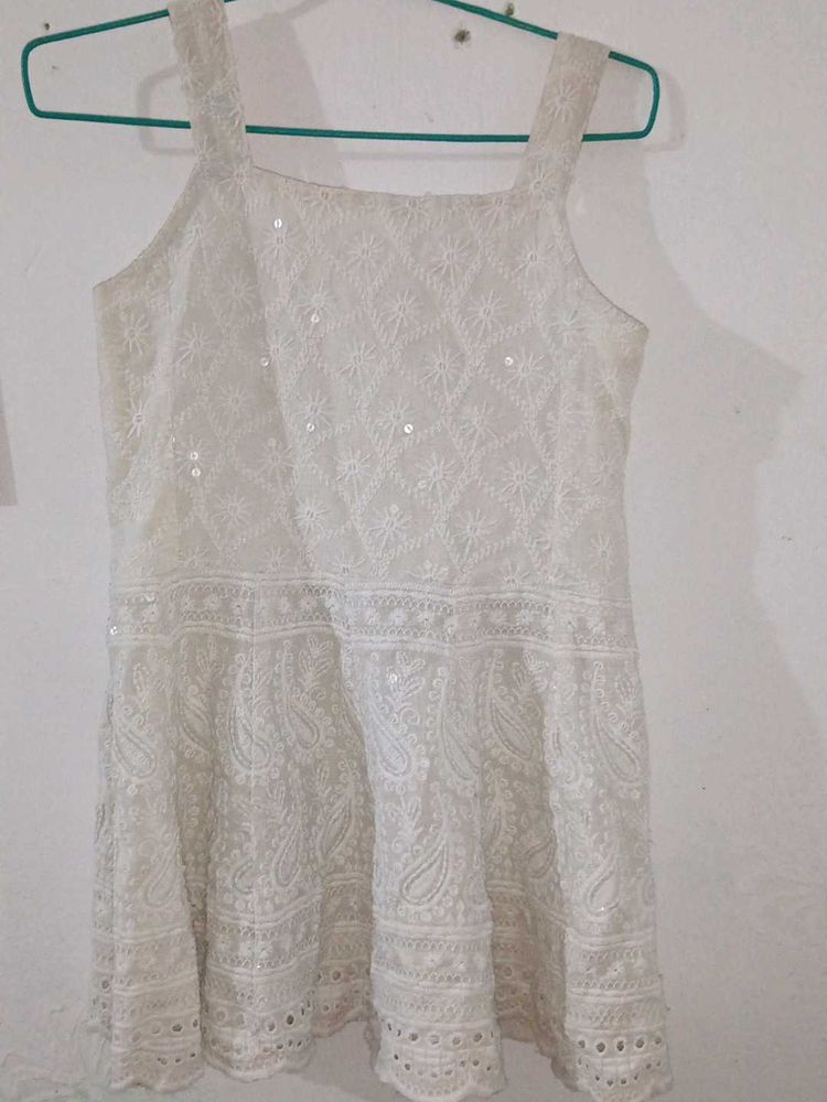 Shout Party Wear Chikan Kurti