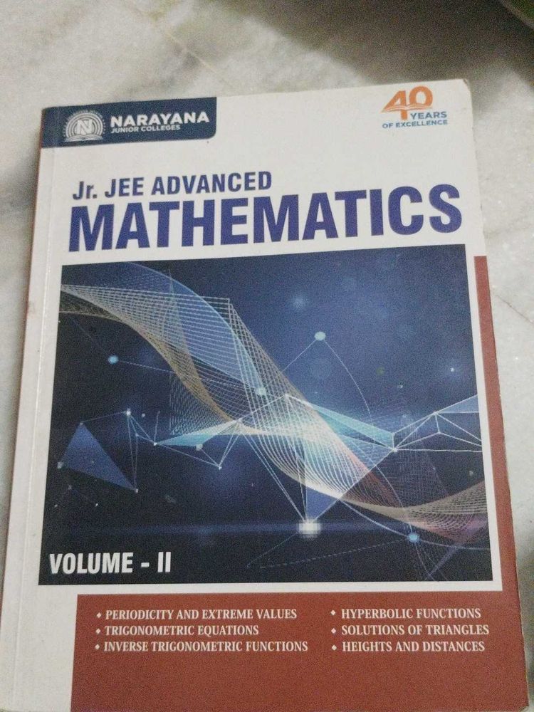 JEE Advanced Mathematics Vol. II